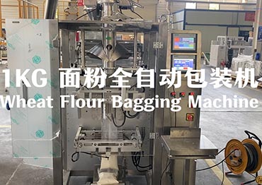 Wheat Flour Bagging Machine Unit: VFFS5000B+ CJSL2000 75L Auger Filler (1KG Flour)